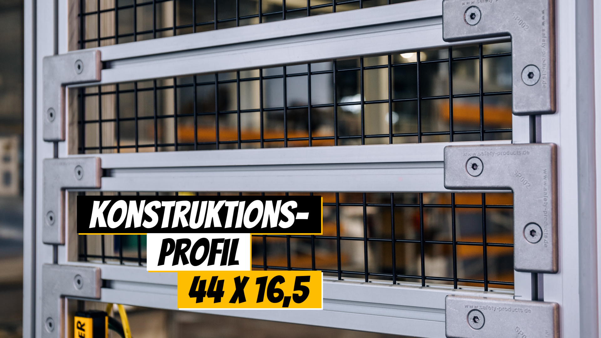 Video: Konstruktionsprofil 44 x 16,5 mm
