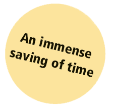 Button: Immense saving of time